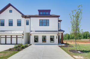 cypress park front of townhome model home