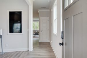 cheshire plan foyer, model home