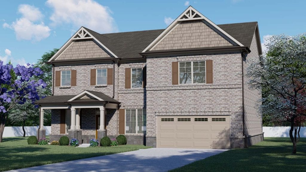 Cambridge Floorplan | Beds: 4 - 5 | Baths: 3 Stories: 2  | Sqft: 3038-3079