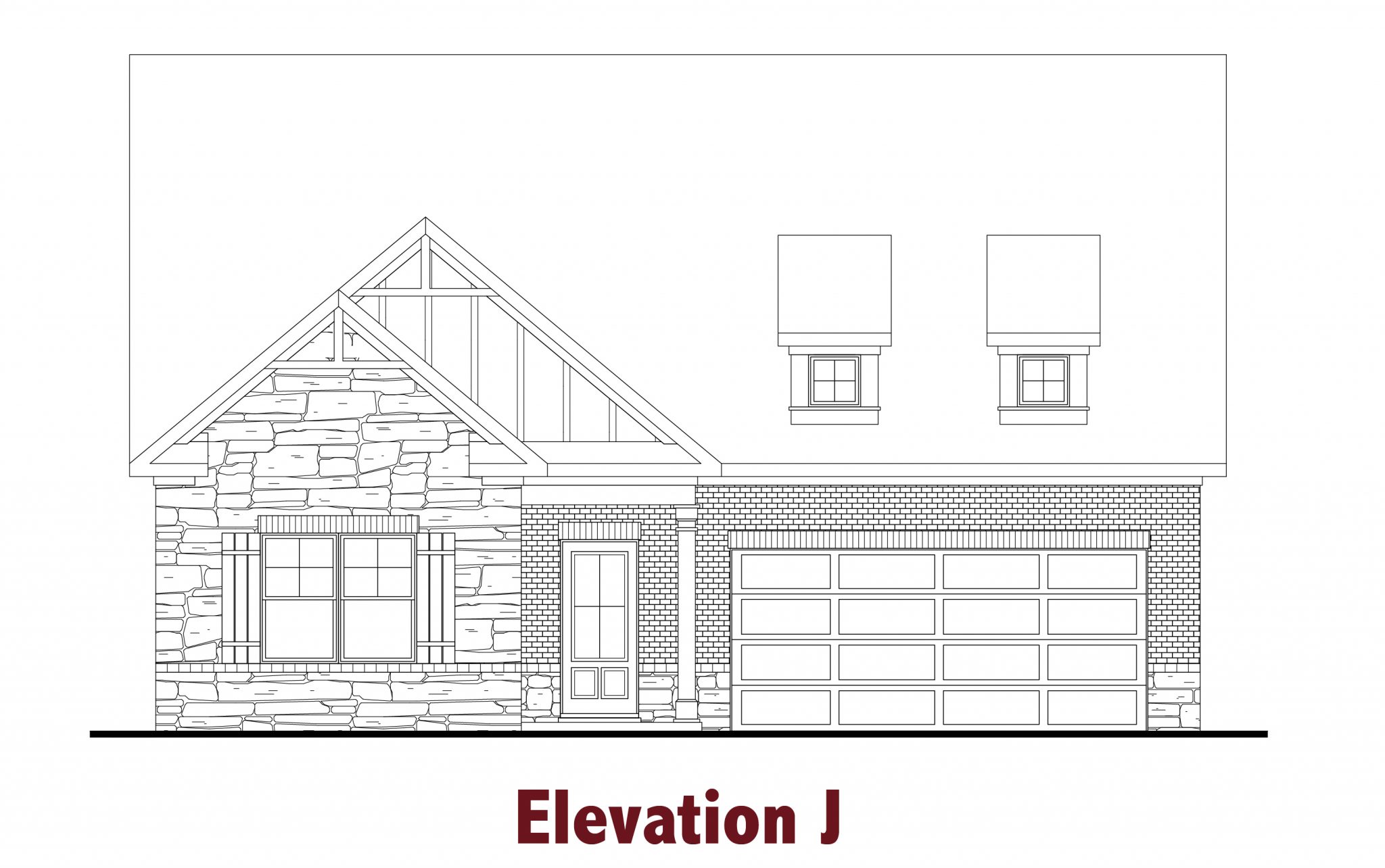 Brookfield Plan by Chafin Communities 2022Elevation J Chafin Communities