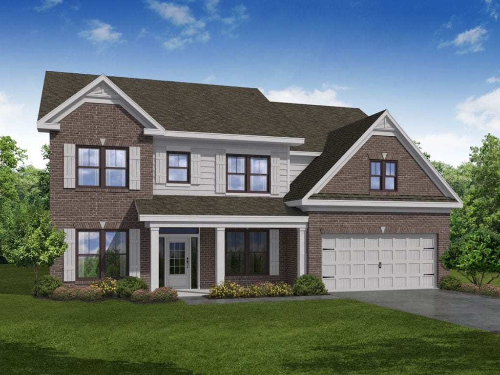 Turnbridge Floorplan | Beds: 5 | Baths: 4 Stories: 2  | Sqft: 3245-3445