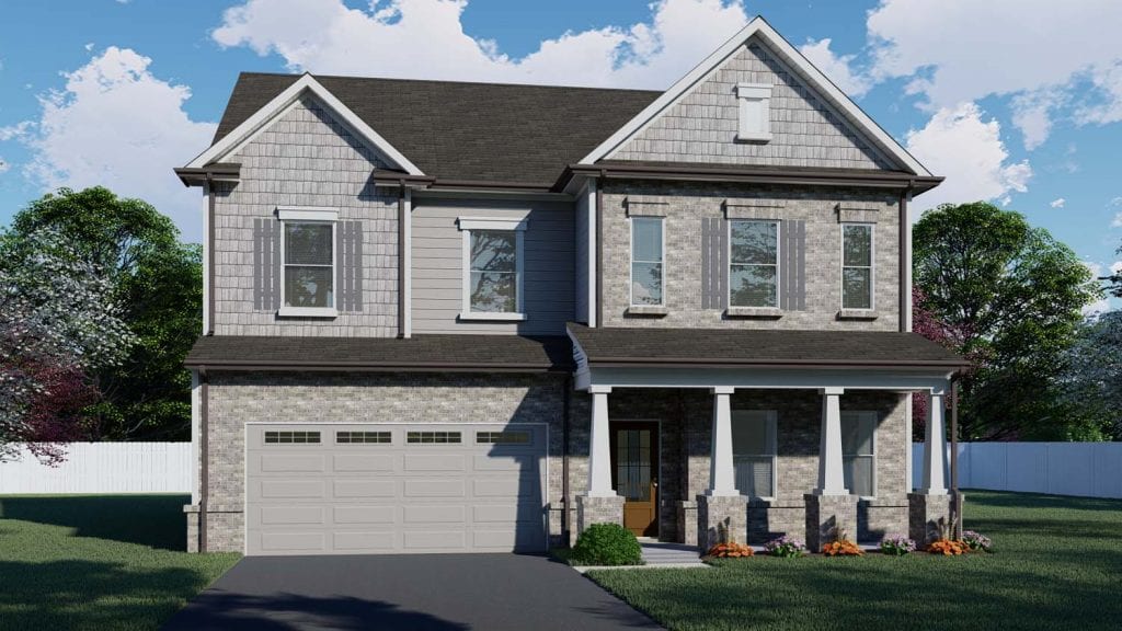 Wakefield Floorplan | Beds: 3 - 5 | Baths: 2.5 - 3 Stories: 2  | Sqft: 2630