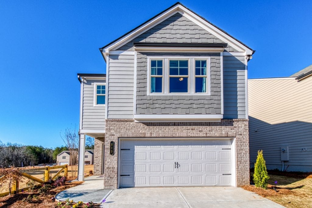 Auburn Station davenport floor plan model home