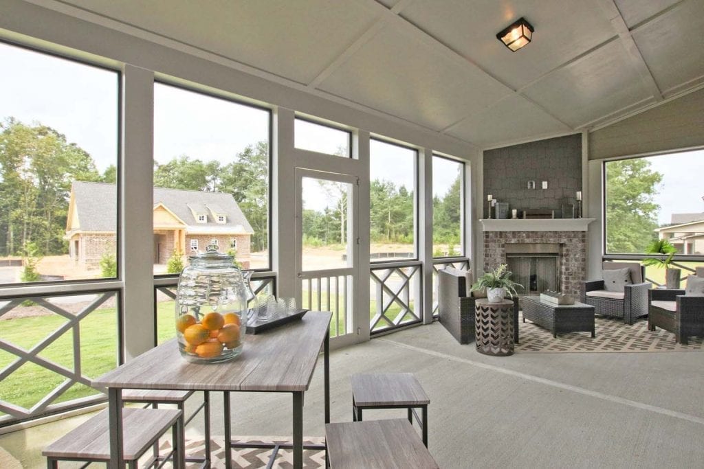 46-Turnbridge-Village-at-Ivy-Springs-By-Chafin-Commiunities-Covered-Rear-Porch-Screened-In.