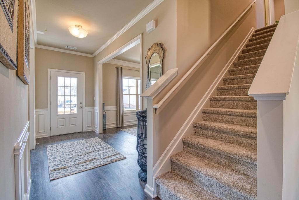 model home 9-Hammond-Chafin-Communities-Stairs-to-Foyer