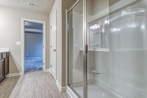 bathroom with shower option