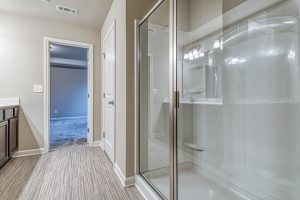 bathroom with shower option