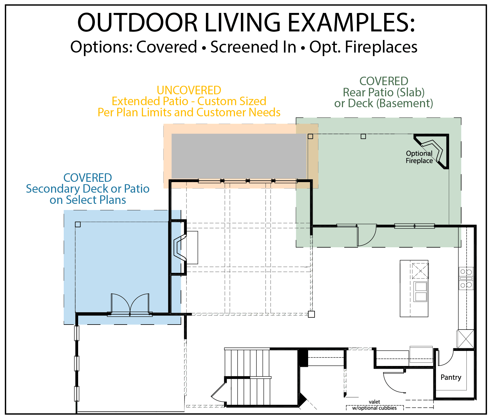 Floor Plan Guide Outdoor Living Chafin Communities