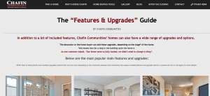 new homes features and upgrades