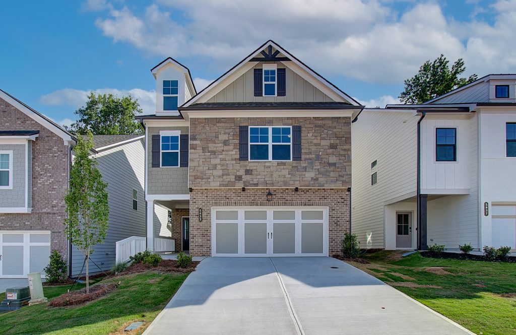 hawthorn II exterior of new construction home