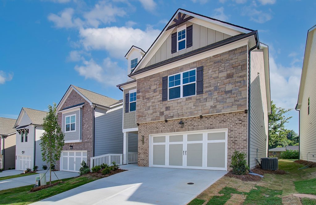 hawthorn II exterior of new construction home