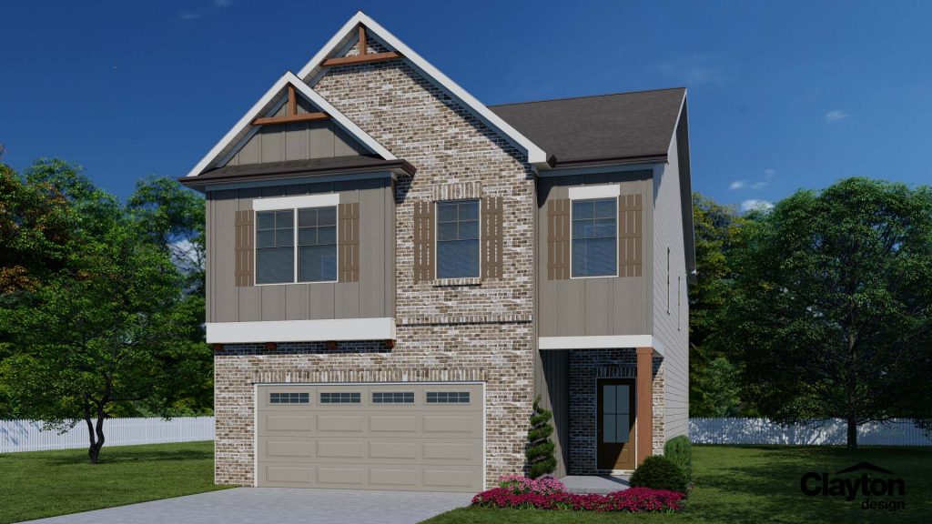 Hawthorn-II Floorplan | Beds: 3 - 4 | Baths: 2.5 Stories: 2  | Sqft: 2309