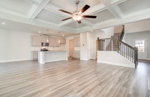 living room and kitchen