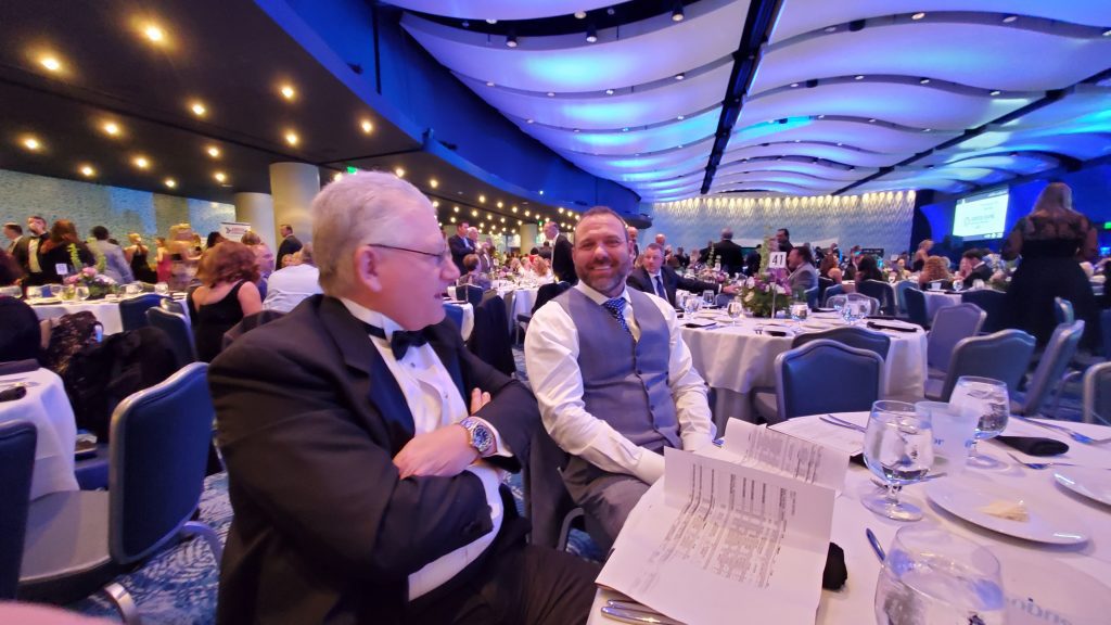 Eric and Daryl at 2021 OBIE Awards