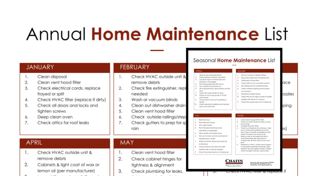 Home Maintenance Tips