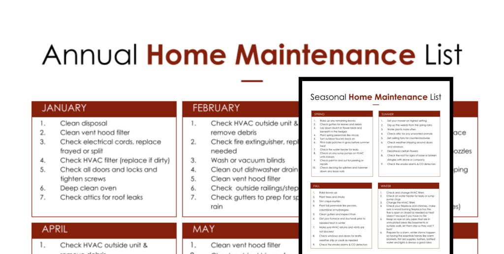 Home Maintenance Tips