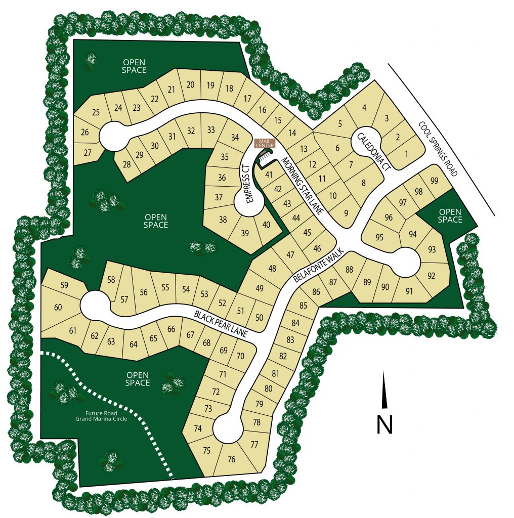 Overlook at Marina Bay by Chafin Communiteis Site Plan WEB