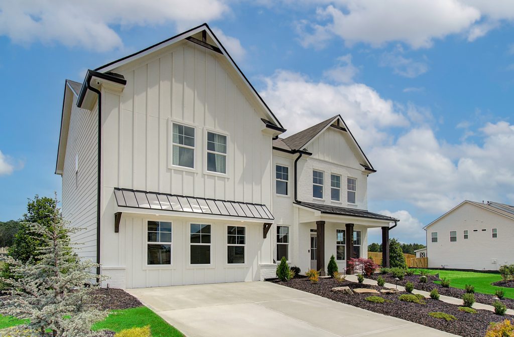 modern farmhouse collection model home