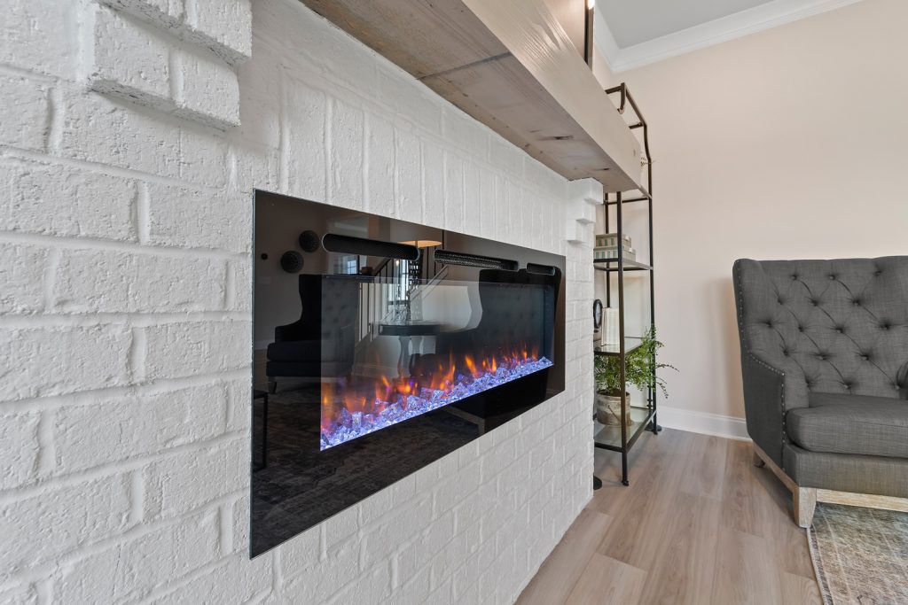 electric fireplace option