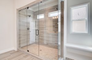 primary glass enclosed shower