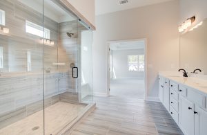primary glass enclosed shower