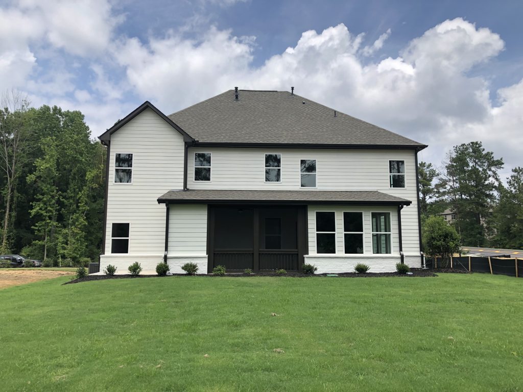 preserve at brookmont rear of model home