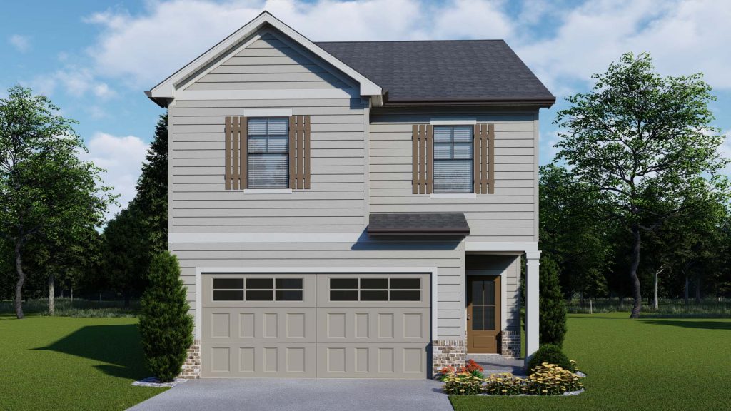 Coleford Floorplan | Beds: 3 | Baths: 2.5 Stories: 2  | Sqft: 2016