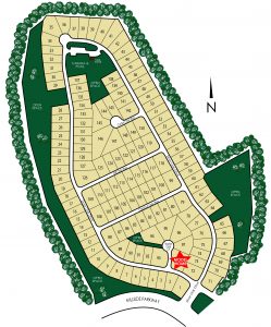 White Oak Park Site Plan by Chafin Communities 2022