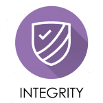 integrity shield and check mark