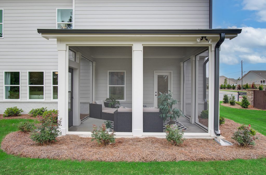 Stanford Model - Chafin Communities - Covered Rear Porch screened in patio