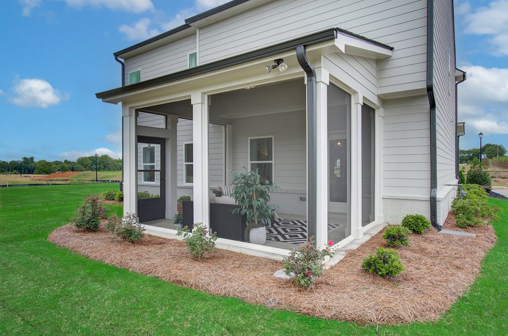 Stanford Model - Chafin Communities - Covered Rear Porch screened in patio