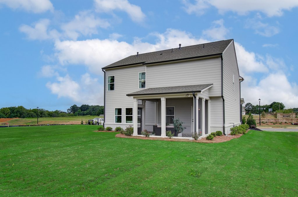 Stanford Model - Chafin Communities - Exterior Rear with screened patio