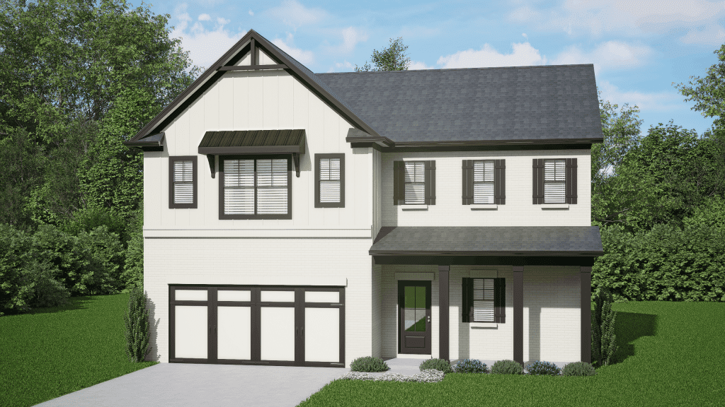 Brooke UHP Floorplan | Beds: 4 | Baths: 3.5 Stories: 2  | Sqft: 2417