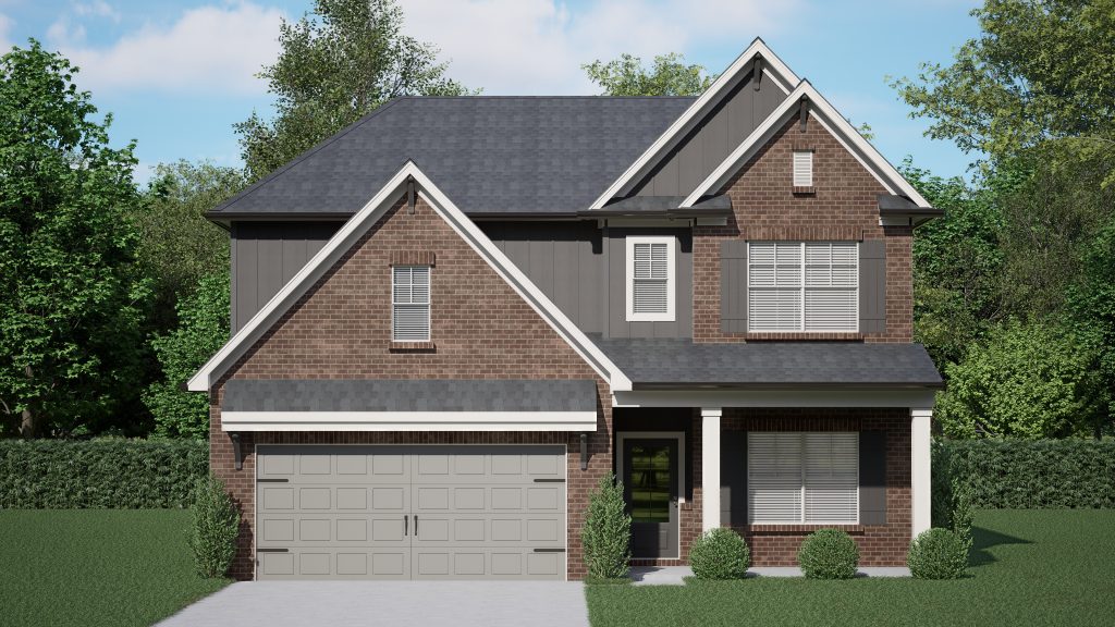 Briar Floorplan | Beds: 3 - 4 | Baths: 2.5 Stories: 2  | Sqft: 2210