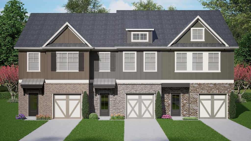 Charlotte Floorplan | Beds: 3 | Baths: 2.5 Stories: 2  | Sqft: 1654